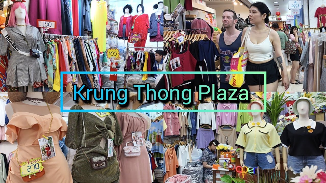 Krung​ Thong​ Plaza, Plus Size Clothes at Pratunam กรุงทอง พลาซ่า​ 2024 แฟชั่นสาวอวบล่าสุด 29/01/24