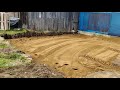 Площадка под гараж с песком