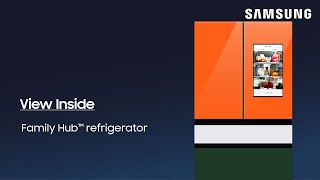 How to see inside your Family Hub refrigerator without opening the doors | Samsung US