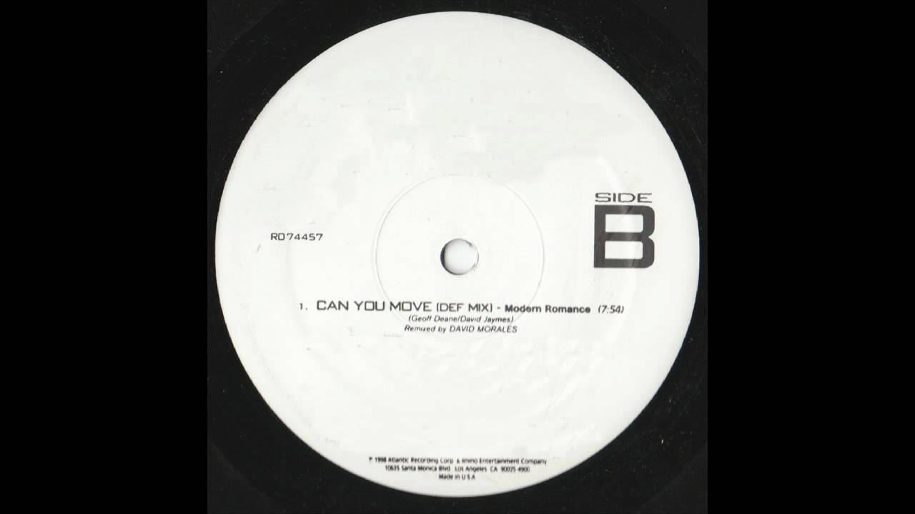 Modern Romance - Can You Move (David Morales Def Mix) - YouTube