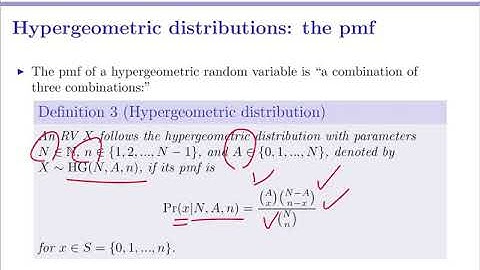 「機率與統計」03-05「離散機率分佈：Hypergeometric distribution」