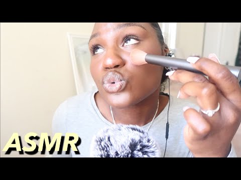 ASMR | Brushing MY Face!!! **Sooo Relaxing**