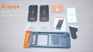 Hoerrye iPhone Screen Protector Auto Align Kit Installation Video