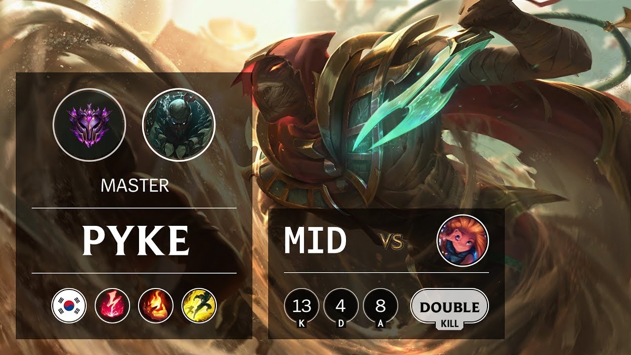 Pyke Mid vs Zoe - KR Master Patch 9.13