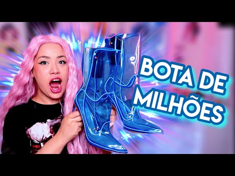 PROVANDO A BOTA NEON DA JADE PICON