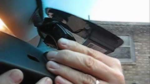 e46 rearview mirror removal super easy