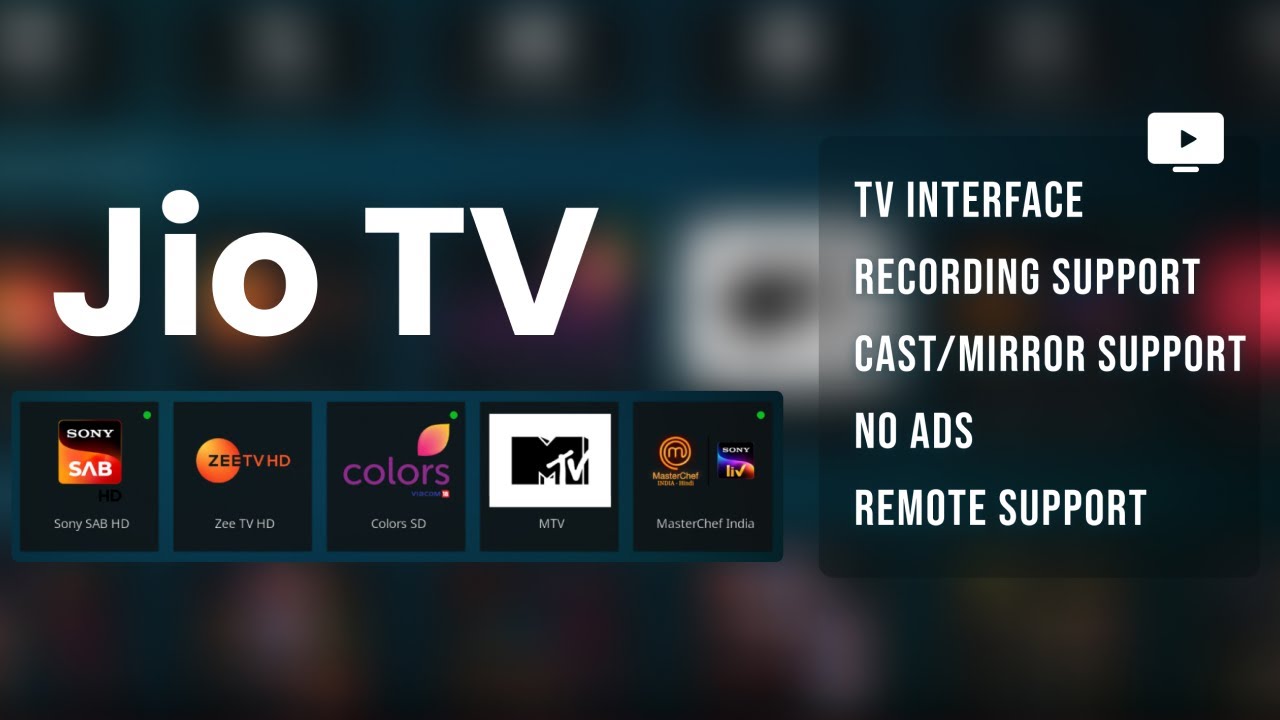 Use JIO TV Like A Pro!! | Any Device With Cast, Recoding, No Ads, TV ...