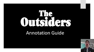 The Outsiders Annotation Guide  [Theme, Symbols, Motifs and Literary Devices] - S.E. Hinton