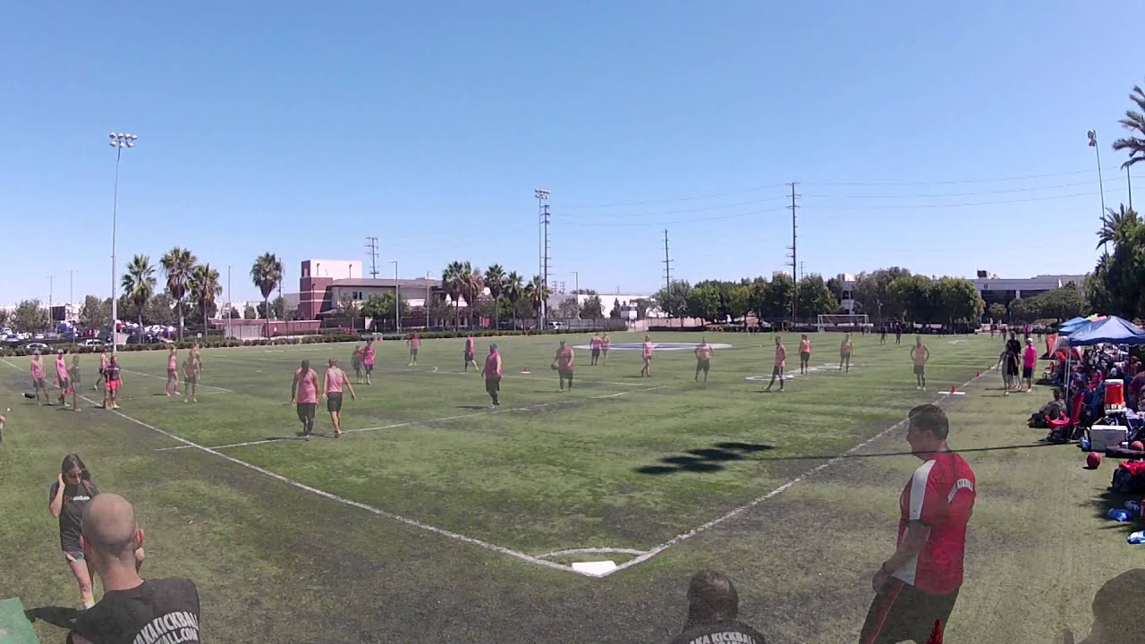 WAKA Kickball Suns Out Guns Out vs. RioT West Coast Regionals, 2014