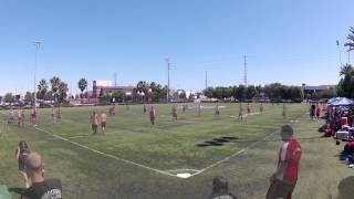 WAKA Kickball - Suns Out Guns Out vs. RioT - West Coast Regionals, 2014 screenshot 4