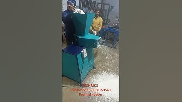 Foam shredder