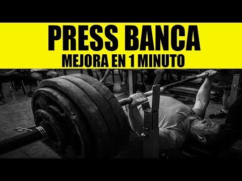 Video: Cómo Mejorar En El Press De Banca