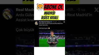Arda Güler Asist Kralı Oldu #football #keşfet #transfer #realmadrid