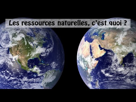 Vidéo: Que sont la définition et les types de ressources naturelles?