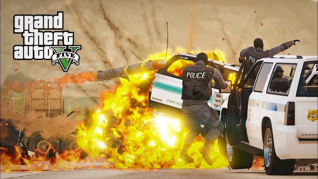 GTA 5 CRAZY POLICE CHASE TRAFFIC CRASHES EXPLOSIONS COMPILATIONS ...