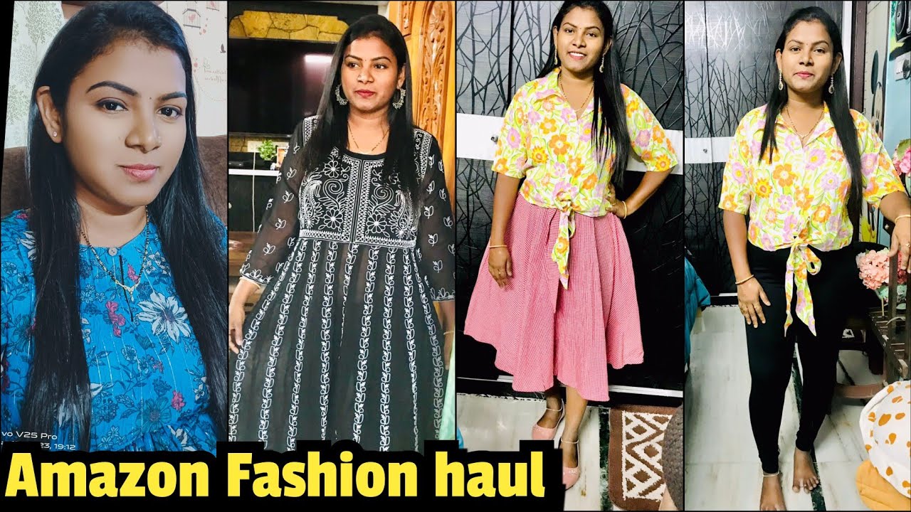 Amazon fashion haul || tryon haul || chikankari kurtis, Rangita, Urbanmark hauls || amulyakitchen