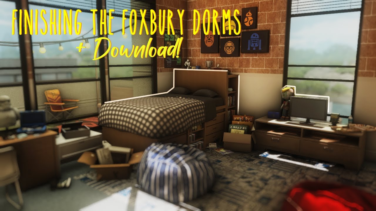 Finishing the Foxbury Dorms in the Sims 4 |Part 2 Longplay| DOWNLOAD