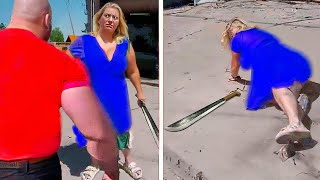 When Karen's Freakout ATTACKS the WRONG PERSON.