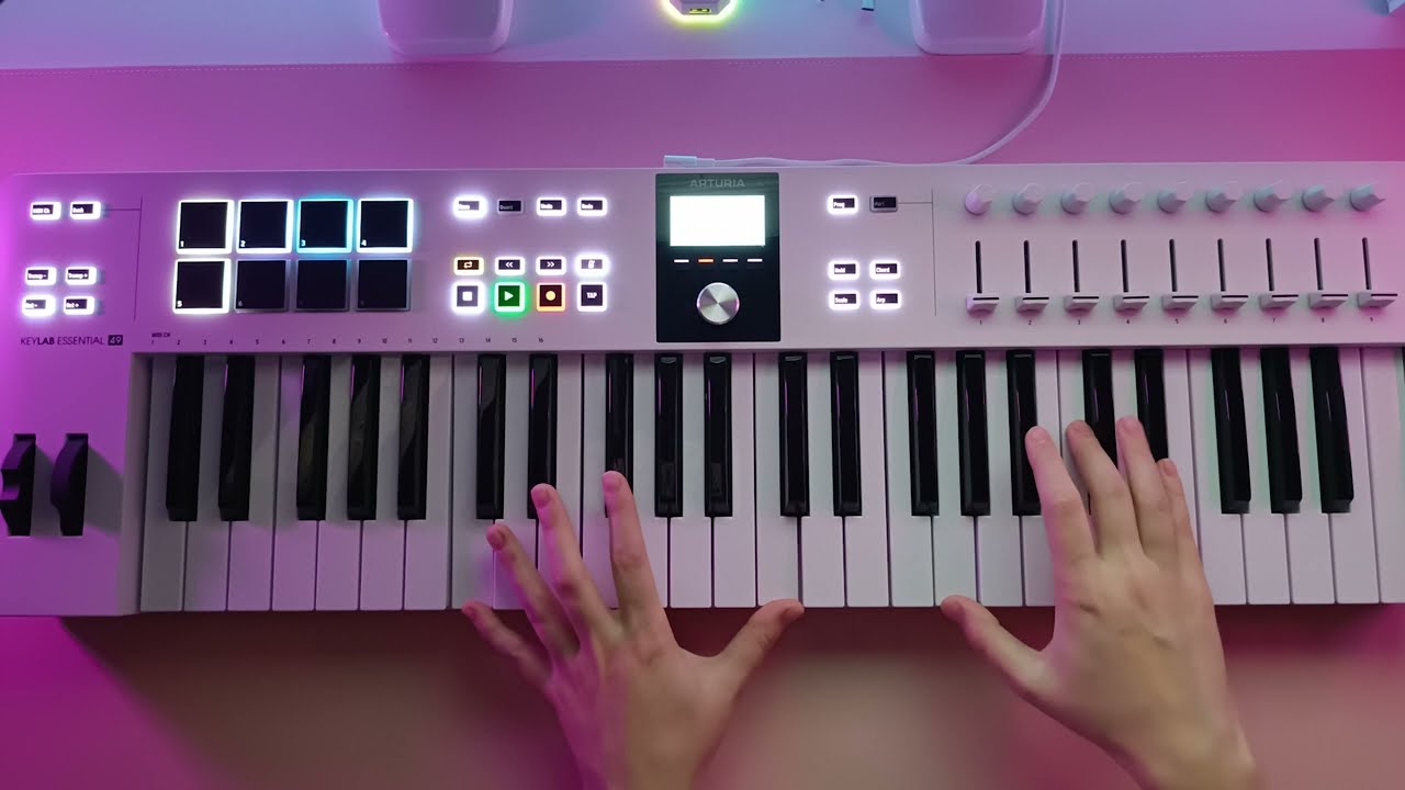 Jan Hammer - Crockett's Theme (Miami Vice) Cover | Arturia KeyLab Essential mk3