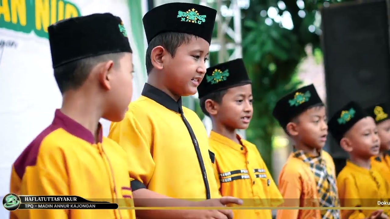 Paduan Suara oleh Kelas TPQ 1 Putra : Doa Anak Sholeh