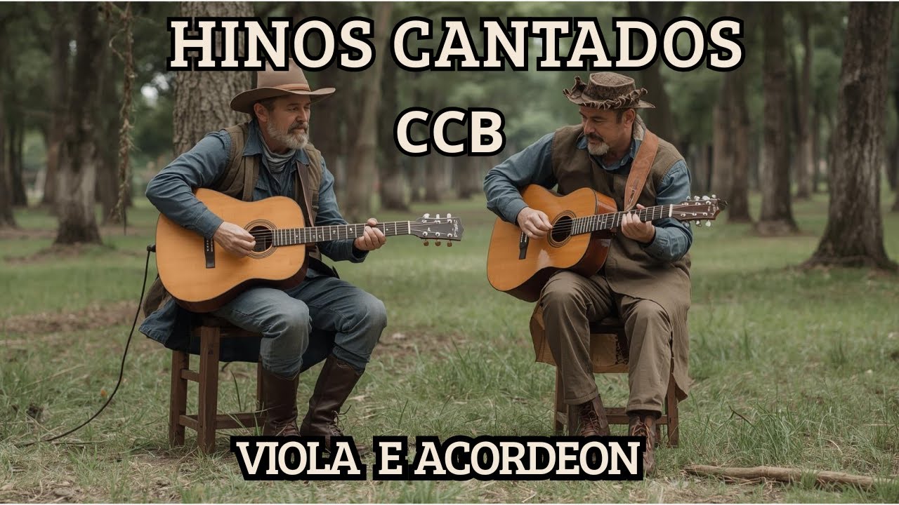 Hinos CCB cantados com viola e acordeon.