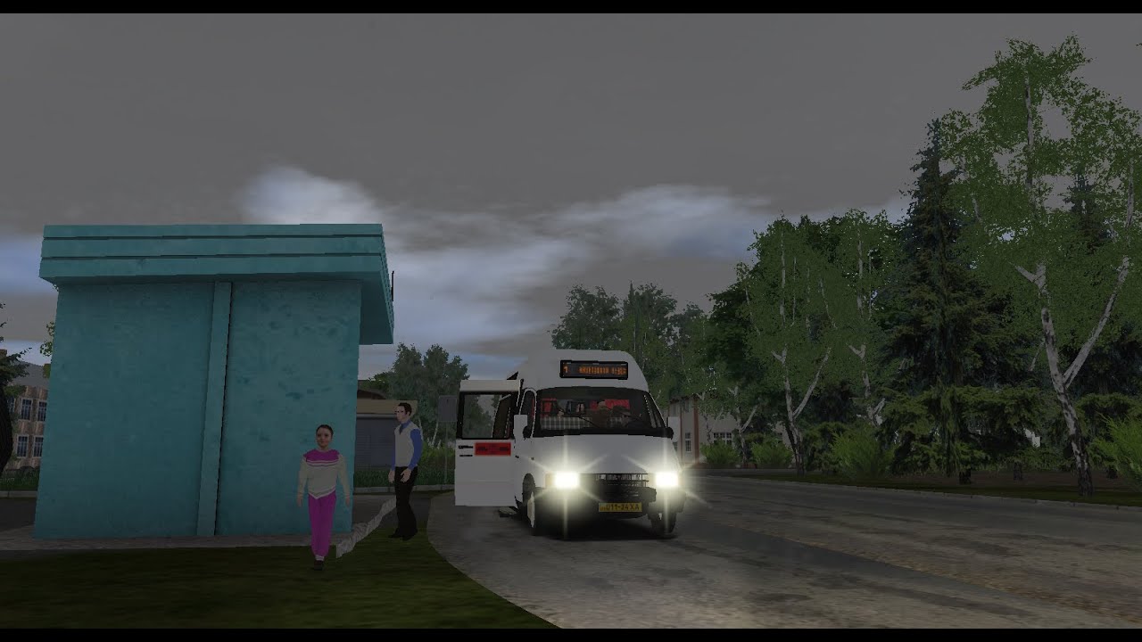 OMSI 2 - Катаемся по вечернему Суздалю