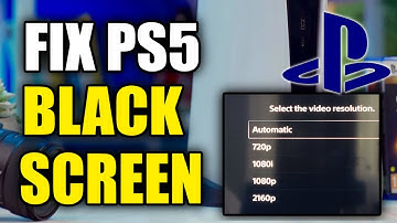 How to Fix Black Screen on PS5 by Changing Resolution in Safe Mode (Best Method)
