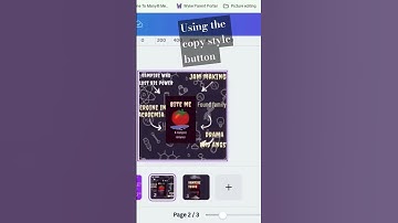 Using tw copy style button in #canva #tutorial #bookmarketingtips