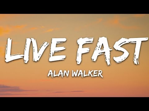 Alan Walker x A$AP Rocky - Live Fast (Lyrics / Lyric Video) PUBGM