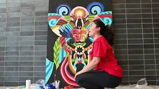 Collaborative mural allows UTM community to leave their mark