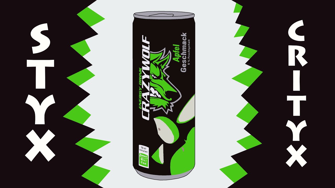 Crazy Wolf Apfel - Energy Drink Test (SC#346) - YouTube