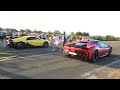 Ferrari SF90 vs Bugatti Chiron Pur Sport DRAG RACE with Launch Control