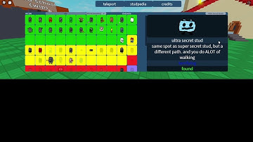 How to get ultra secret stud (Find the studs)