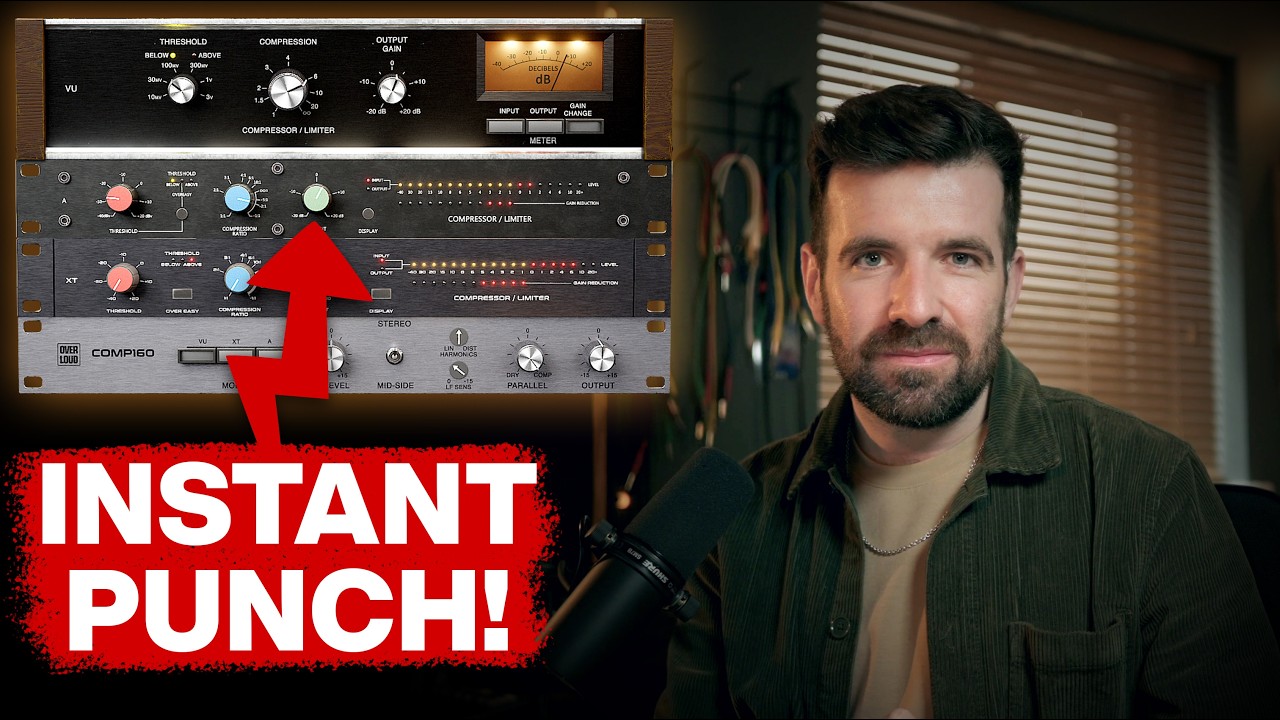Overloud GEM Comp160 Walkthrough | Punchier Drums with Three