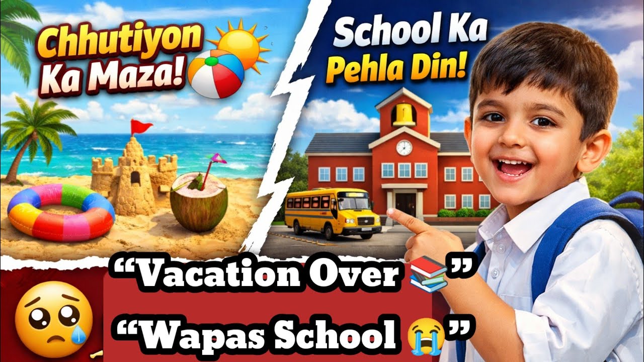 “After Long Holidays | First Day Back to School 