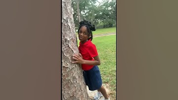 Tree hugging has so many benefits 🥰. #trees #treehugger #shorts