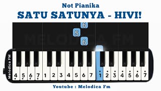 Satu-Satunya - HIVI! | Not Pianika   MIDI
