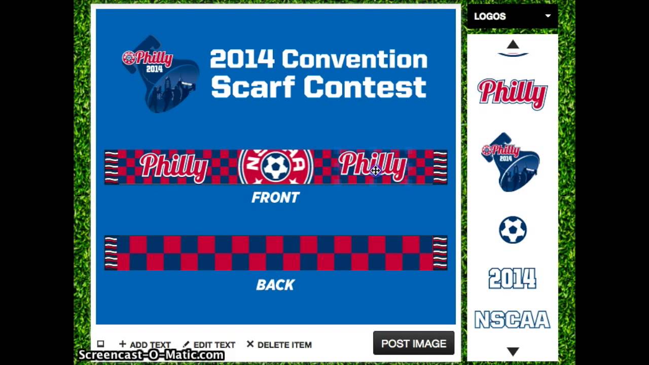 NSCAA Scarf Tutorial