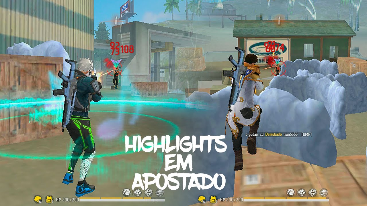 HIGHLIGHTS EM 4x4 APOSTADO!💙😈1360x768 Highlights PC Fraco Free Fire R5 5500 RX 580 8gb