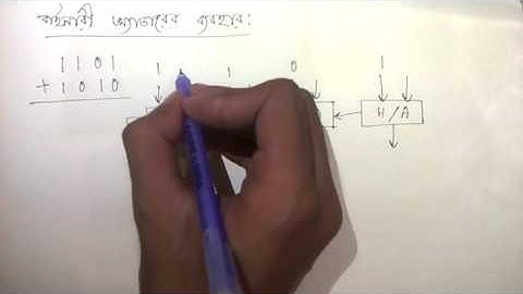 adding two binary numbers using adder