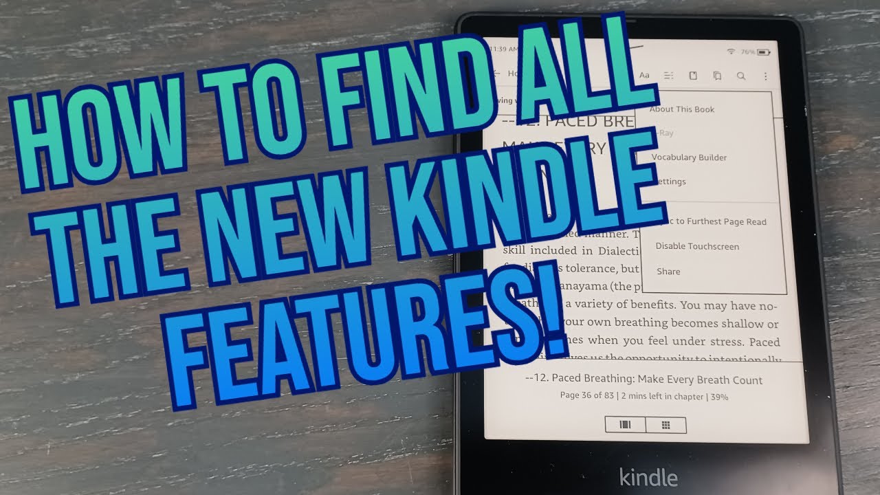 LATEST Tips & Tricks For Your Amazon Kindle Ebook Reader! YouTube