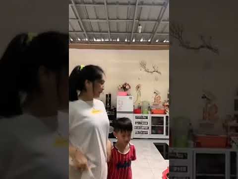 sheren Tiktok bareng adek #short