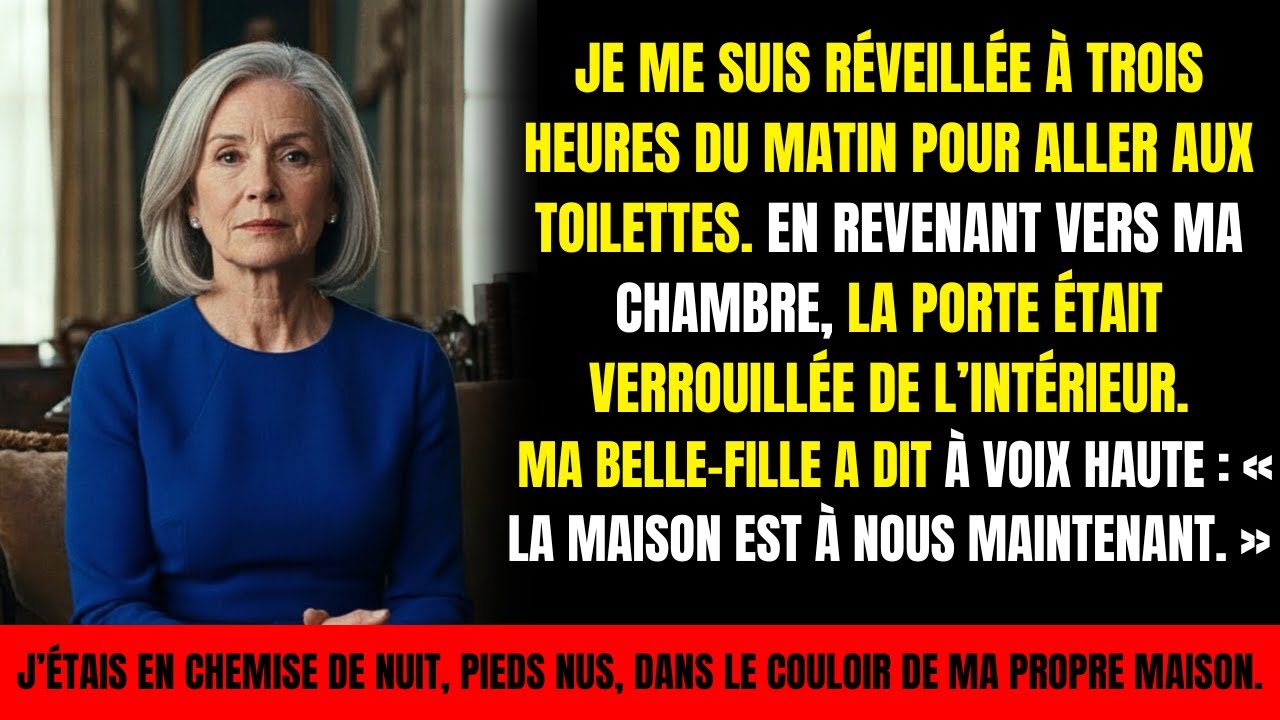 Je me suis réveillée enfermée dehors chez moi — ce que j’ai fait ensuite a brisé leur mariage