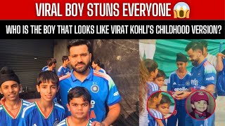 Who Is This Viral Boy Who Looks Exactly Like Young Virat Kohli?