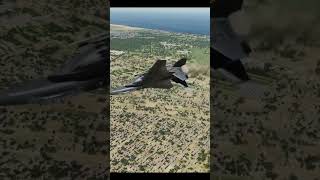F-15EX forcing the Red air F-16 into an overshoot. Splash one Fox 2 #dcsworld #dcs