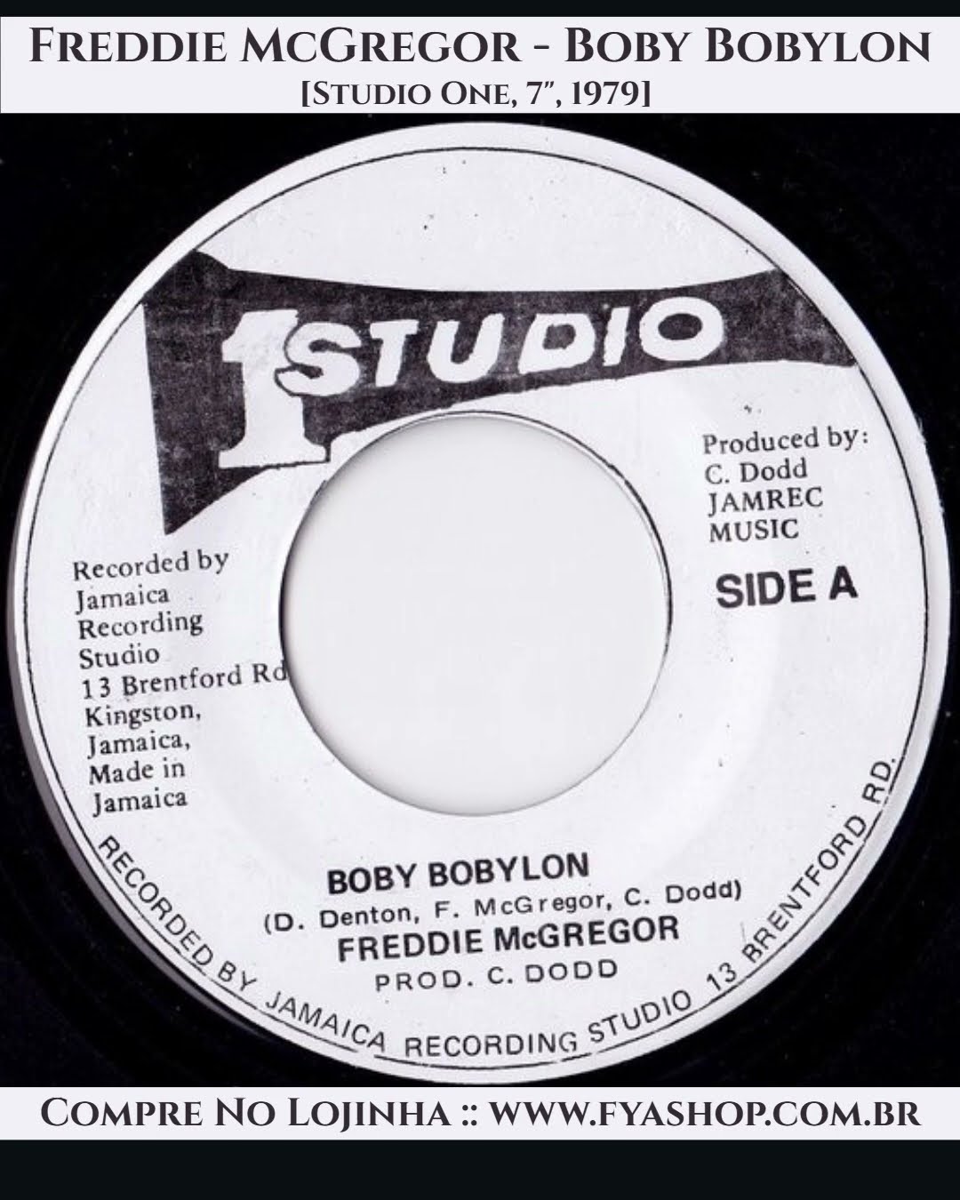 ✨ Freddie McGregor - Boby Bobylon [Studio One, 7