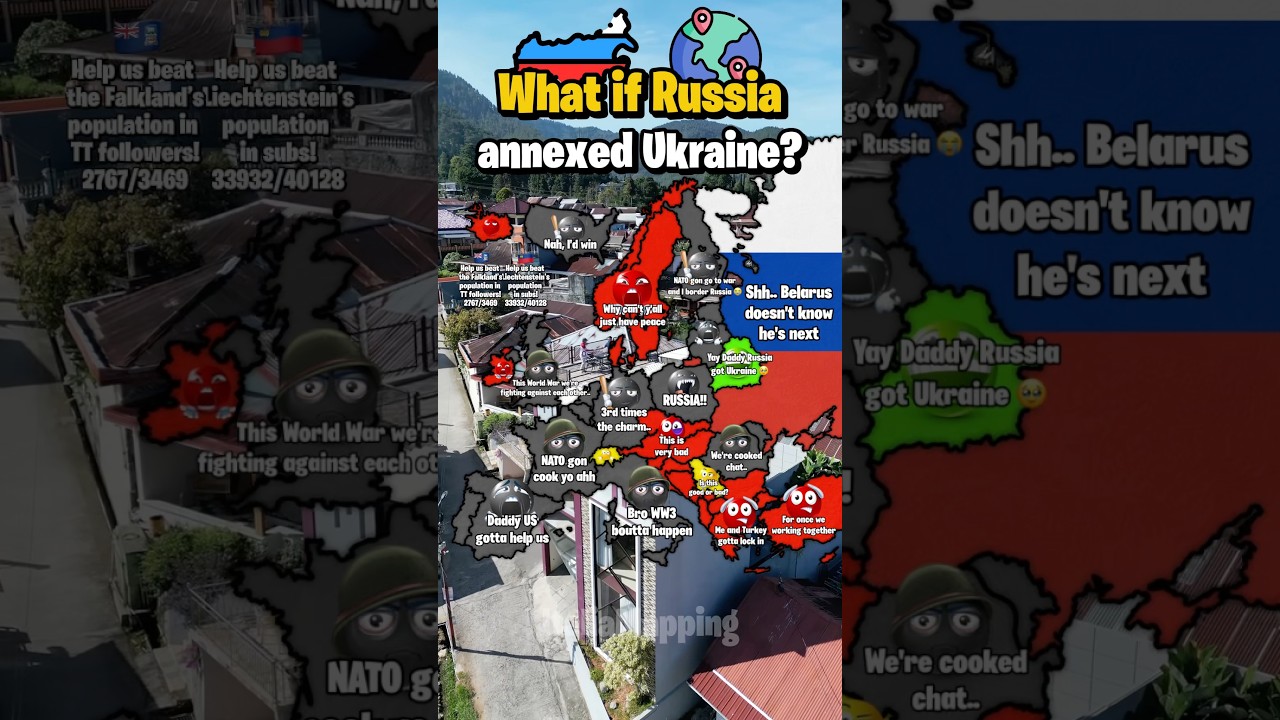 What if Russia annexed Ukraine? | ItaliaMapping 