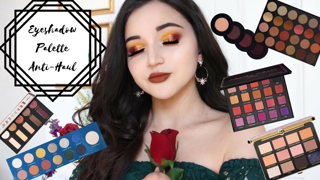 ANTI HAUL ☽ NEW EYESHADOW PALETTES 2018 | Julia Mazzucato