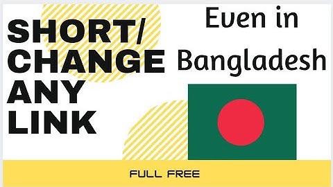 Shorten any link even in Bangladesh || Pritom