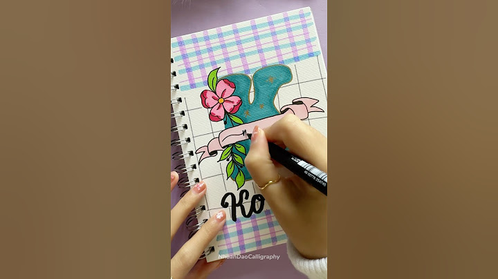 Creative Front Page Design: Korean 🎀 #shorts #nhuandaocalligraphy #frontpage